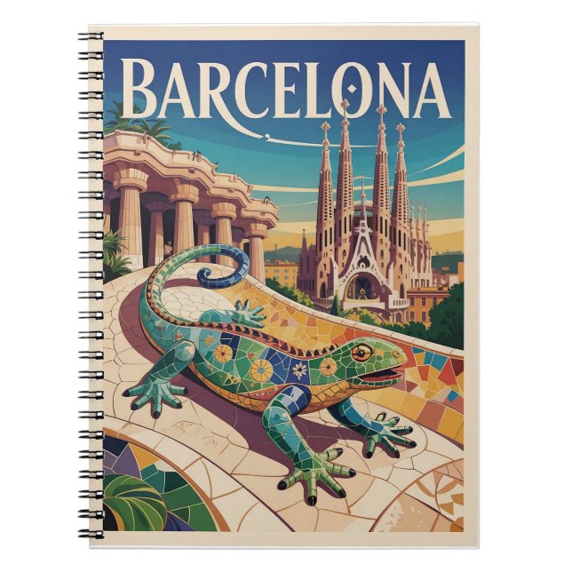 Carnet Barcelone Espagne (Devant)