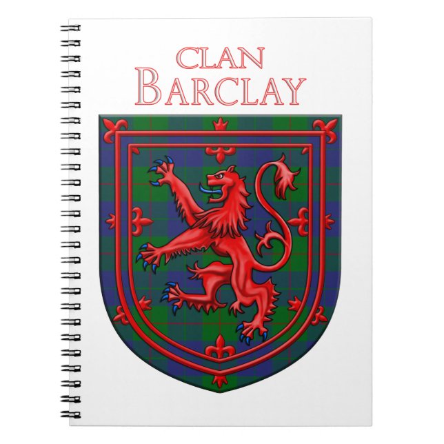 Carnet Barclay Chasse Tartan Scottish Plaid (Devant)