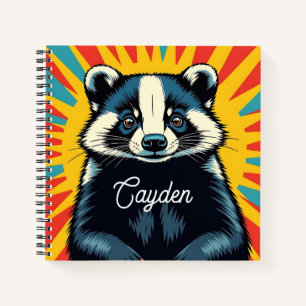 Carnet Barman d'Art Cute Pop Personnalisé