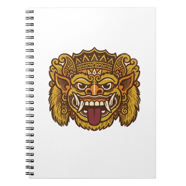 Carnet Barong culturel balinais (Devant)