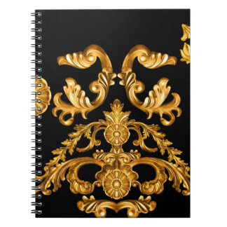 Carnet Baroque d'or, éléments ornementaux.