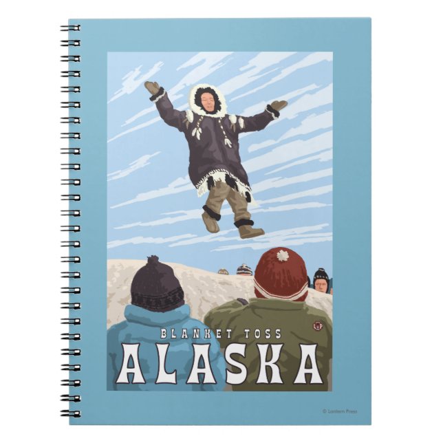Carnet Barrow, Alaska Blanket Toss Vintage voyage (Devant)
