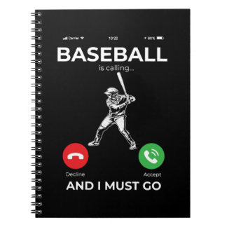 Carnet Baseball Baseball Player Pitcher Catcher Baseman
