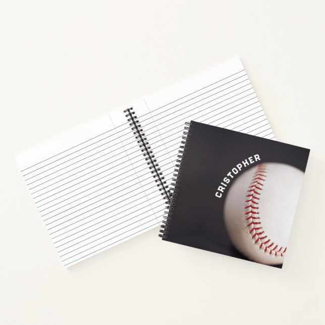 Carnet Baseball personnalisé (Intérieur)