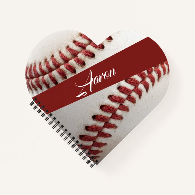 Carnet Baseball Personnalisé (Devant)