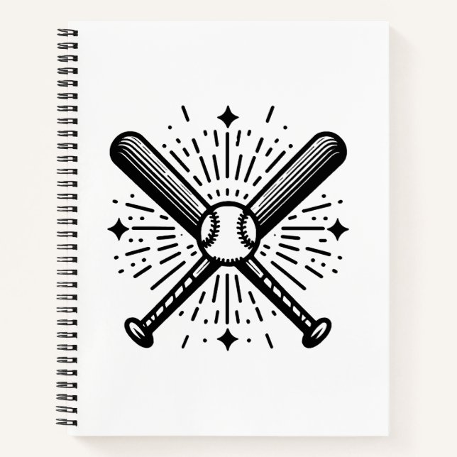Carnet baseball vintage (Devant)