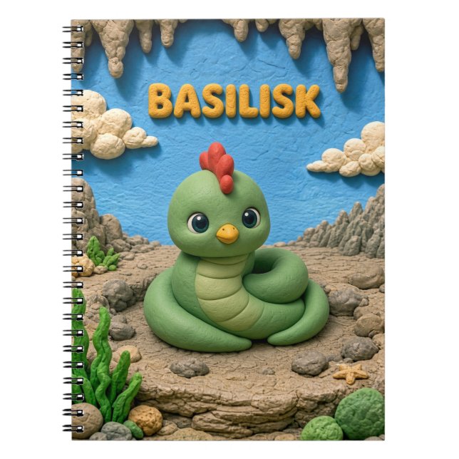 Carnet Basilic Bébé Mignon, Mythique (Devant)