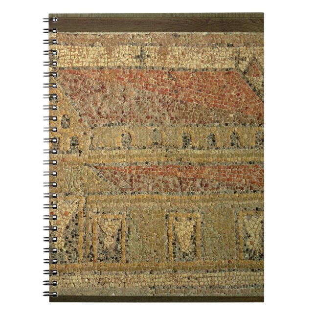 Carnet Basilique chrétienne, trottoir de mosaïque, (Devant)