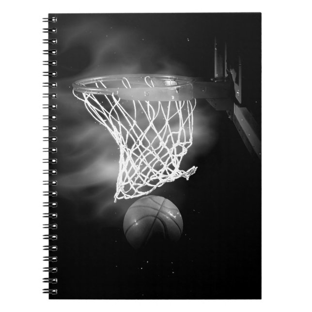 Carnet Basket-ball noir et blanc (Devant)