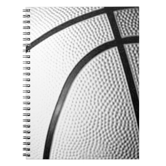 Carnet Basket-ball noir et blanc (Devant)