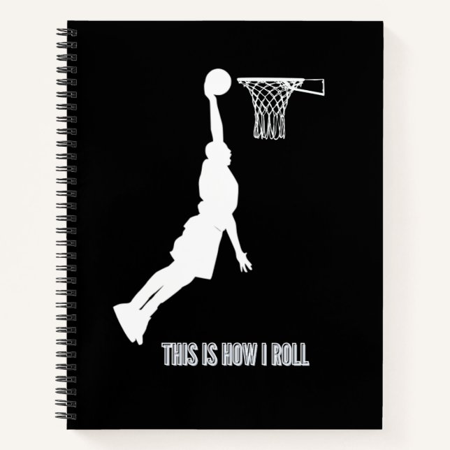 Carnet Basketball C'est Comme Ça Que Je Roule Adolescents (Devant)