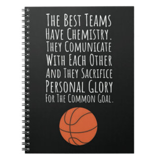 Carnet Basketball Team Gift Ideas Player Thank You Court