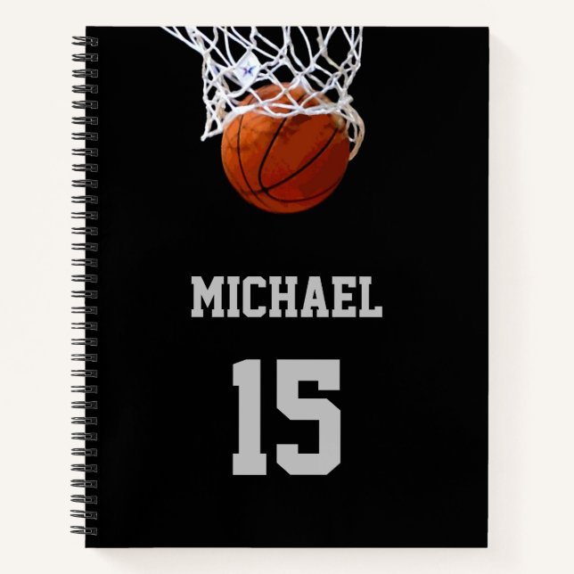 Carnet Basketball Votre Nom (Devant)