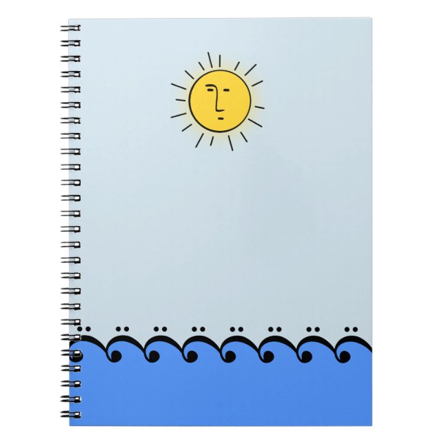 Carnet Bass Clef Ocean (Devant)