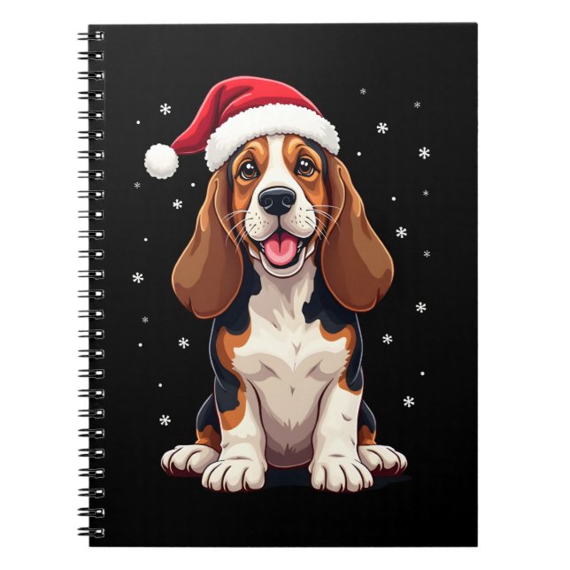 Carnet Basset Hound Christmas Tank Top (Devant)