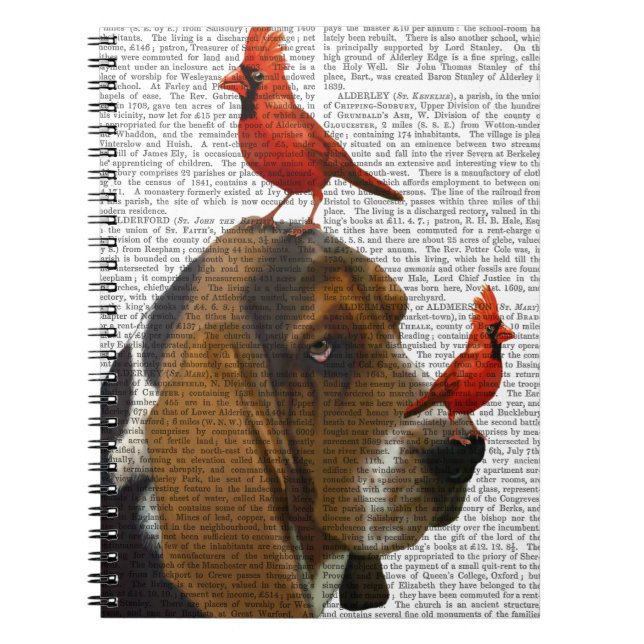 Carnet Basset Hound et Birds (Devant)