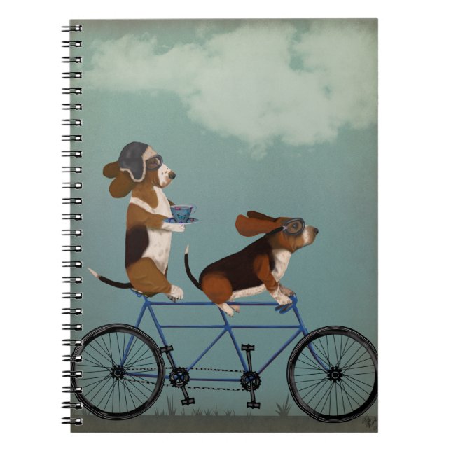 Carnet Basset Hound Tandem (Devant)