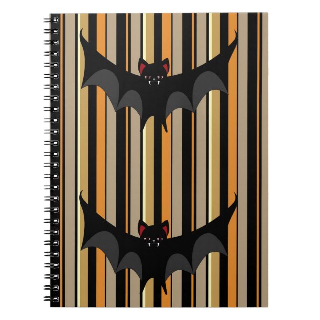 Carnet Bat d'Halloween (Devant)