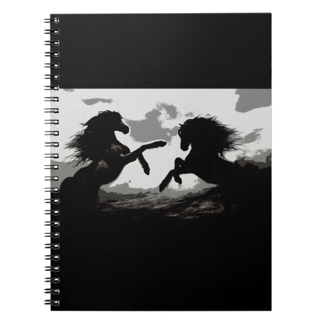 Carnet Bataille des Chevaux - Art Equin (Devant)