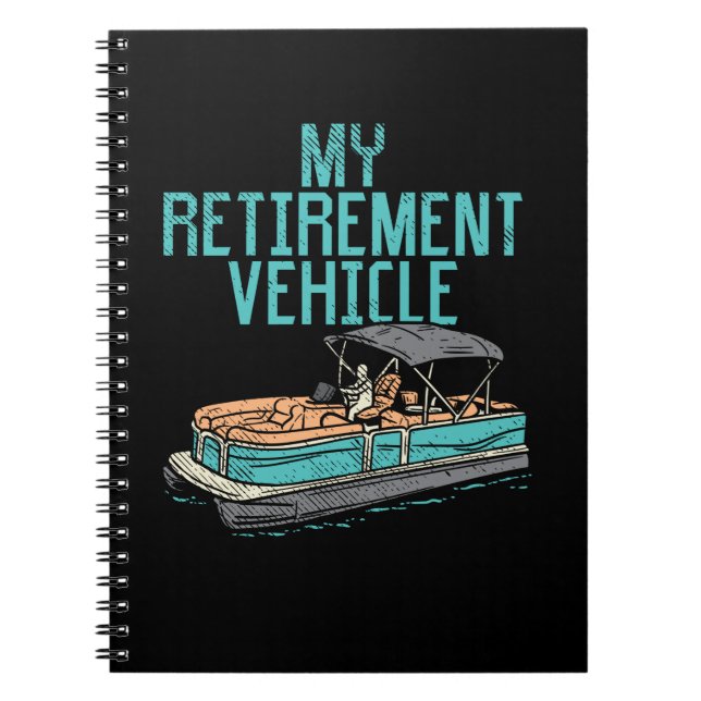 Carnet Bateau à ponton - Mon véhicule de retraite (Devant)