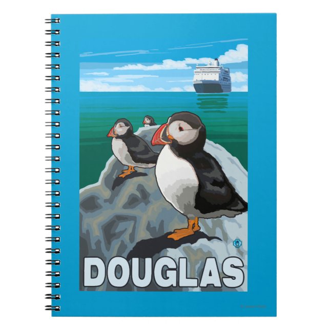 Carnet Bateau de pêche et de croisière - Douglas, Alaska (Devant)