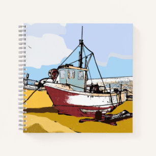 Carnet Bateau de pêche pittoresque