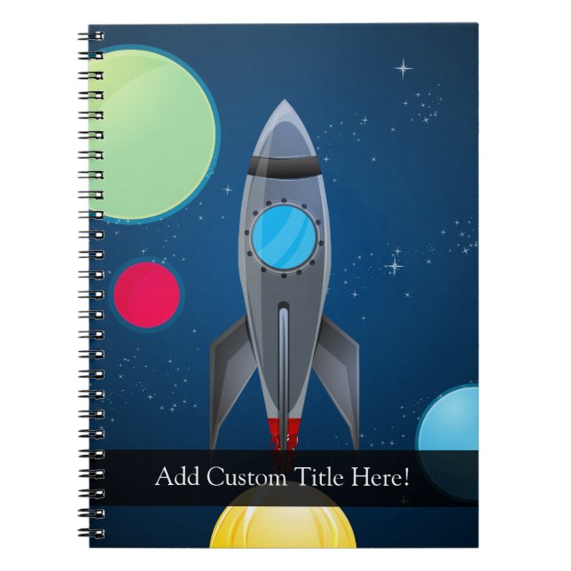 Carnet Bateau de Rocket d'espace extra-atmosphérique (Devant)