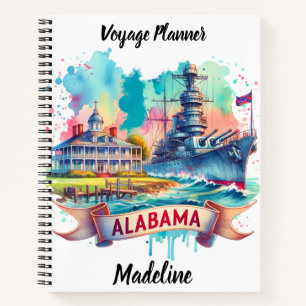 Carnet Bateau historique et côte de l'Alabama