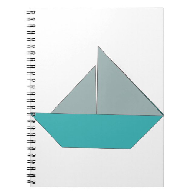 Carnet Bateau Origami (Devant)
