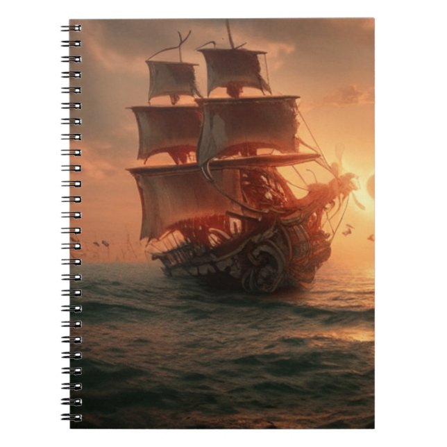 Carnet Bateau pirate (Devant)