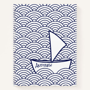 Carnet Bateau sur ordinateur portable Waves