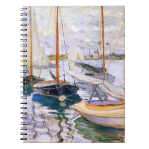 Carnet Bateaux à voile sur la Seine au Petit Claude Monet