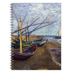 Carnet Bateaux de pêche sur la plage