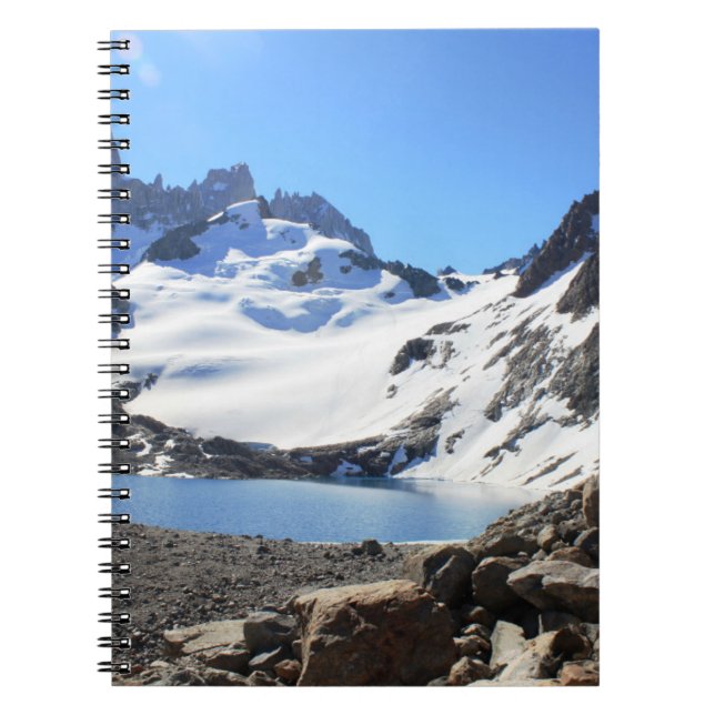 Carnet Bâti proche Fitz Roy de lac glacier (Devant)