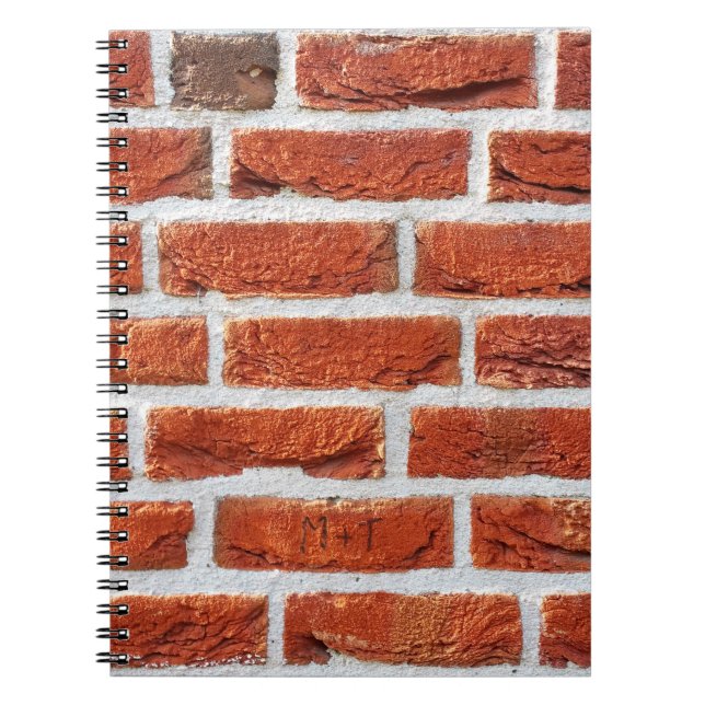Carnet Bâtiment arrière - plan mur en briques (Devant)