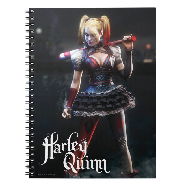 Carnet Batman Arkham Knight | Harley Quinn avec chauve-so (Devant)