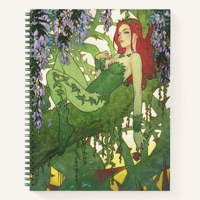 Carnet Batman Rebirth Poison Ivy Cover Illustration (Devant)