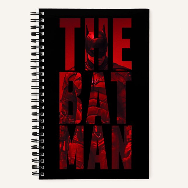 Carnet Batman Typography Cutout (Recto)