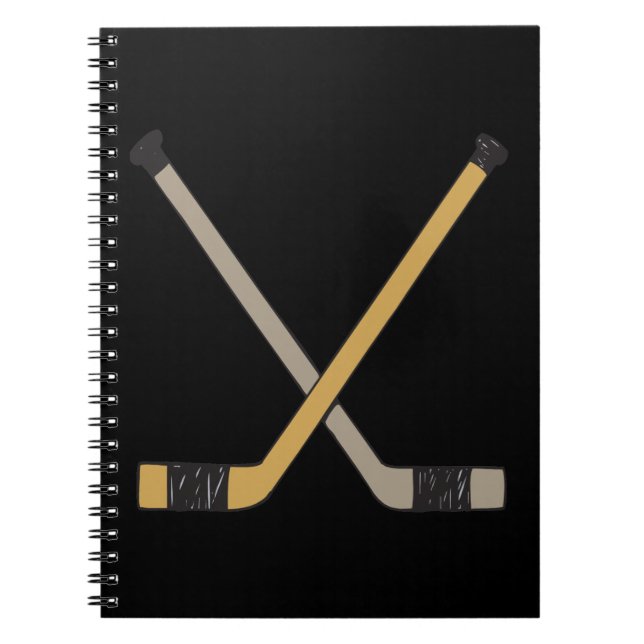 Carnet Bâtons de hockey (Devant)