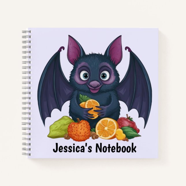 Carnet Batte à fruits personnalisée (Devant)