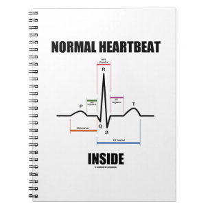 Carnet Battement de coeur normal à l'intérieur