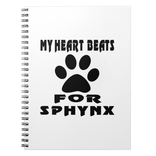 Carnet Battement de coeur pour SPHYNX (Devant)