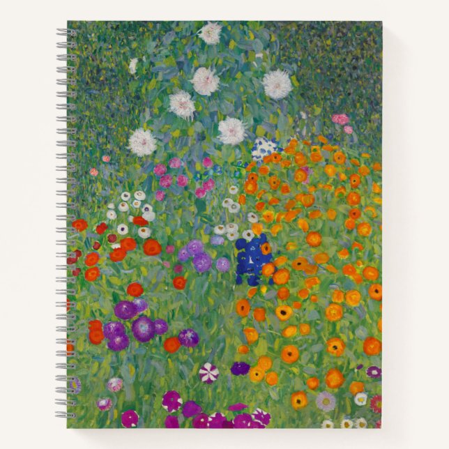 Carnet Bauerngarten, Peinture à l'huile, Gustav Klimt (Devant)