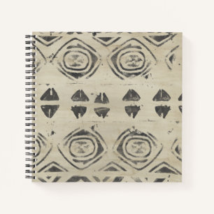 Carnet Bazar motif - Formes arrondies et géométriques