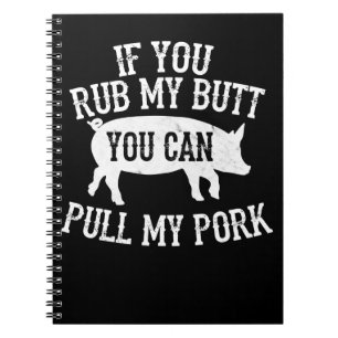 Carnet BBQ Frotte Mes Fesses Tire Mon Porc Fumoir Gril