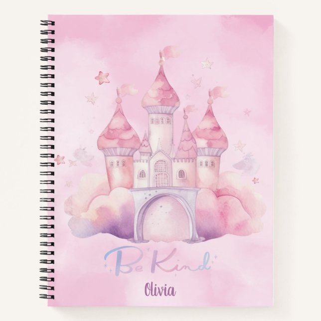 Carnet Be Kind Palace on the Pink Cloud personnalisable (Devant)