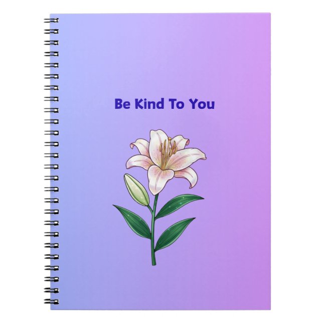 Carnet Be Kind To You Lily Self-Care Phone Case (Devant)