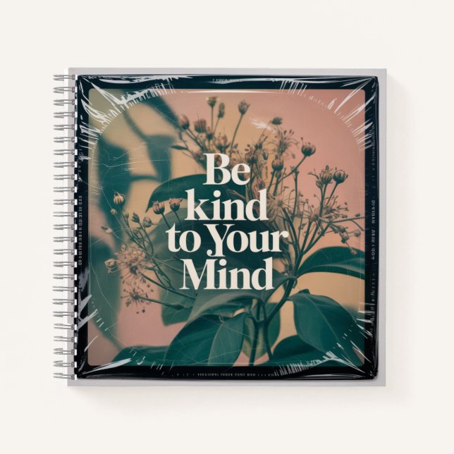 Carnet Be Kind To Your Mind (Devant)