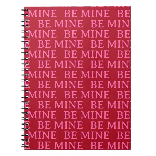 Carnet Be Mine Valentine’s Day Gift – Romantic Love  (Devant)