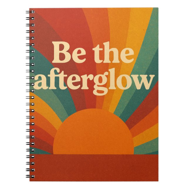 Carnet Be the Afterglow (Devant)